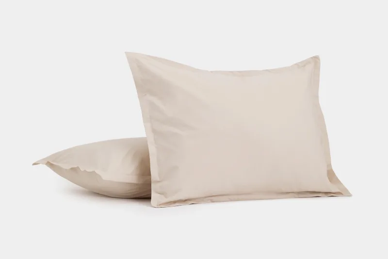Cotton Percale Sham Set