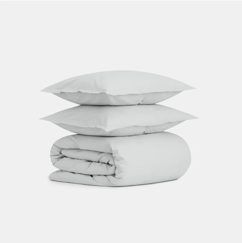 Cotton Percale Duvet Cover Set